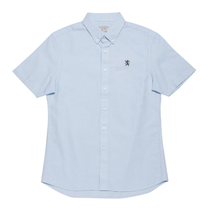 GIORDANO Men's Small Lion Short Sleeves Shirt (01043283) | Lazada PH