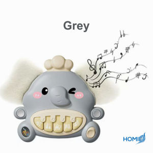 【Elephant Electronic Finger Piano】Early Education Interacrive Fun Simulation Music Play Toy