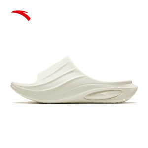 ANTA Men Slippers Lightweight Casual Cushioned Non-slip Basketball Slippers Breathable Shock Absorption 112521801Q Legit Official Store