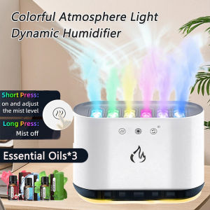 900ML Ultrasonic Aroma Diffuser Humidifiers with Essential Oil LED Aromatherapy Mini Desktop Air Humidifier