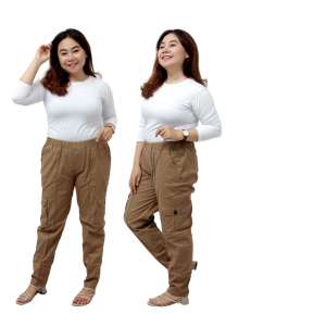 Celana Jumbo Kerja Kantor L K Karet Full Big Size / Celana Wanita Jumbo / Big size / Celana Kerja Jumbo / Celana Kantor big Size / Celana Formal Jumbo
