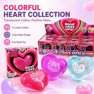 NeeDoh Heart-shaped Squishy Toy Heart-shaped stress-relief toy soft to the touch slow rebound made of maltose material