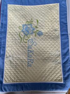 01 cặp áo gối chần bông 40cmx60cm cao cấp có khóa kéo