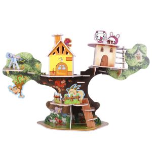 Mainan edukasi Puzzle 3D uk Besar