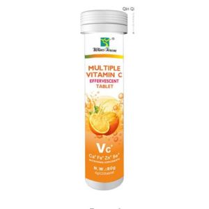 Wins Town Vitamin C Effervescent Tablets ( Sweet Orange Flavor) Boost your immune system & glow from within — every sip counts!