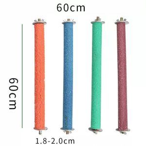 [Giao Màu Ngẫu Nhiên] Cầu Mài Móng Cho Vẹt – Gỗ Gạo Tự Nhiên An Toàn Đa Kích Thước 12-15-20-25-30-40-50-60cm