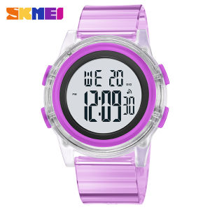 Jam Tangan Pria Wanita Digital Skmei 1997 PurpleWater Resistant 50m
