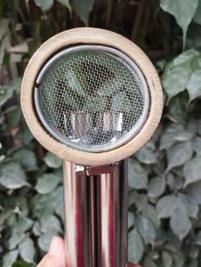 Ống Hơ Ngải Cứu Đôi TRE-Inox - Dụng Cụ Diện Chẩn - Massage - Trị Liệu