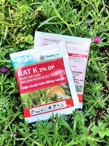 [VTNN TIEN KHOA] DIỆT CHUỘT THÔNG MINH RAT K 2%DP GÓI 10GRAM dễ ăn mồi hiệu quả cao không gây hại chó mèo an toàn cho cây trồng