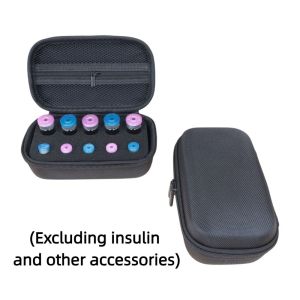 ZSDN MALL Nhiều Khe Cắm Hộp đựng lọ insulin Chống thấm nước 3-10ml Hộp đựng tinh dầu Di động EVA Hộp đựng insulin Sử dụng khi đi du lịch
