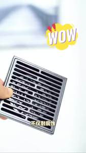Shower Floor Drain Magnetic Square Floor Drain Strainer Stainless Steel Large Displacement Sink Water Drain Filter For Bathroom2026