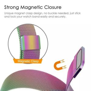 Milanese Loop strap i7 Pro Max Smart Watch 44mm Stainless Steel Metal Bracelet magnetic Watchband for Smart Watch i7 Pro Max Accessories