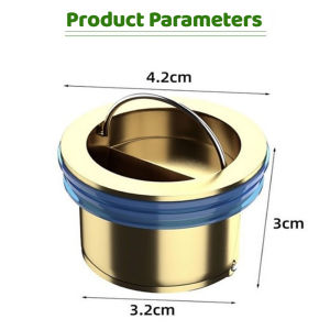 All-copper Floor Drain Core Floor Shower Drain Stopper Insectproof Anti-odor Deodorization Toilet Kitchen Bathroom Toilet Sewer