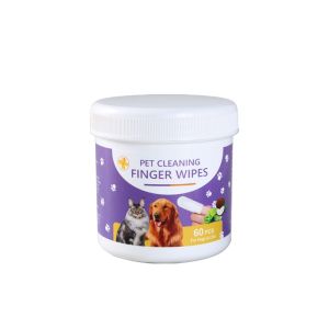 【SG】Lick-Safe Natural Pet Finger Wipes，3D Pearl Thickened Fabric，Multi-Purpose All-Round Grooming，Portable Sealed Canist