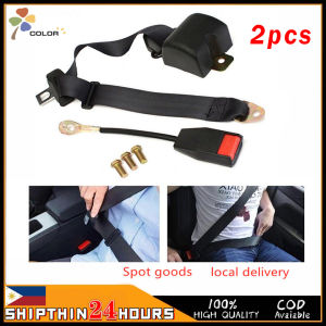 2pcs Car Truck Seat Belt Lap 3 Point Car Front Knee Seat Belt Car Auto Safety Belt  Car Truck Bus Seat Belt Adjustable Seat Belt Seat Belt Lap Adjustable
