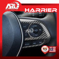 Toyota Harrier XU80 Gen (2020-2025) Steering Carbon Media Control Lining Trim ARL Motorsport Car Accessories. 