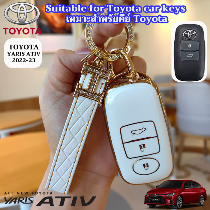 toyota yaris ativ keychain case Yaris cross motor key casing ativ yaris ...