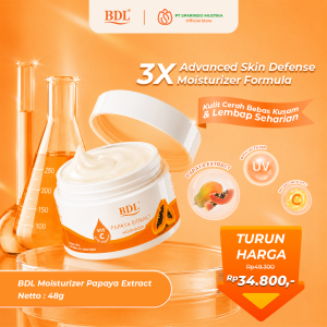 BDL Brightening Day Moisturizer Cream With Vitamin C Pelembab Wajah Glowing Dark Spot Cream