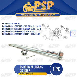 As Roda Belakang CB 150R - As Tromol Fork Forek Belakang + Mur Honda CB 150R Lama CB 150R New