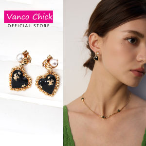 Vanco Chick Jewelry-S925 Silver Fashionable and simple malachite earrings stud earrings
