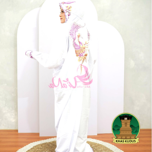 MUKENA MUKENAH RUKUH TERUSAN LAJURAN LANGSUNGAN DEWASA REMAJA JUMBO PUTIH BORDIR BURUNG LOVE KATUN POLINO SANTRI PONDOK PESANTREN