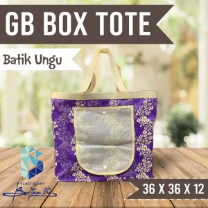 (12 pcs) TAS KAIN GOODIE BAG BOX 36X36X12 CM . TOTE BAG . TAS SPUNBOND . TAS BELANJA . TAS SOUVENIR