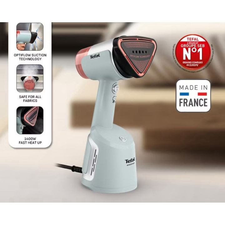 CODTefal Aerosteam Handheld Garment Steamer DT9814 – OptiFlow Suction ...