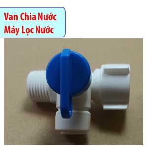 Van Cấp Nhựa Nước Đầu Nguồn Bộ Chia Nước Đầu Vào Nối Nhanh Máy Lọc Nước.
