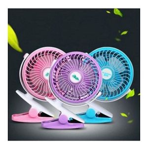 Quạt Kẹp Bàn Quạt Mini Thích hợp cho dân Văn Phòng Xoay 360 độ Kẹp chắc chắn – Siêu Mát - Quạt tích điện mini ( SIÊU MÁT SIÊU BỀN )
