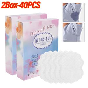 YESPERY 100Pcs Disposable Sweat Pads Underarm Anti Sweat Stickers Armpit Sweat Absorbing Deodorant Pad