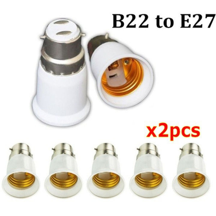 2 Cái Bộ Chuyển Đổi Đui Đèn Bằng Vật Liệu Chống Cháy B22 Sang E27 Bộ ...