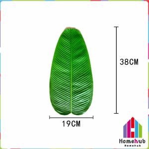 Homehub Fake banana leaf Artificial banana leaf Fake banana leaf S/M/L
