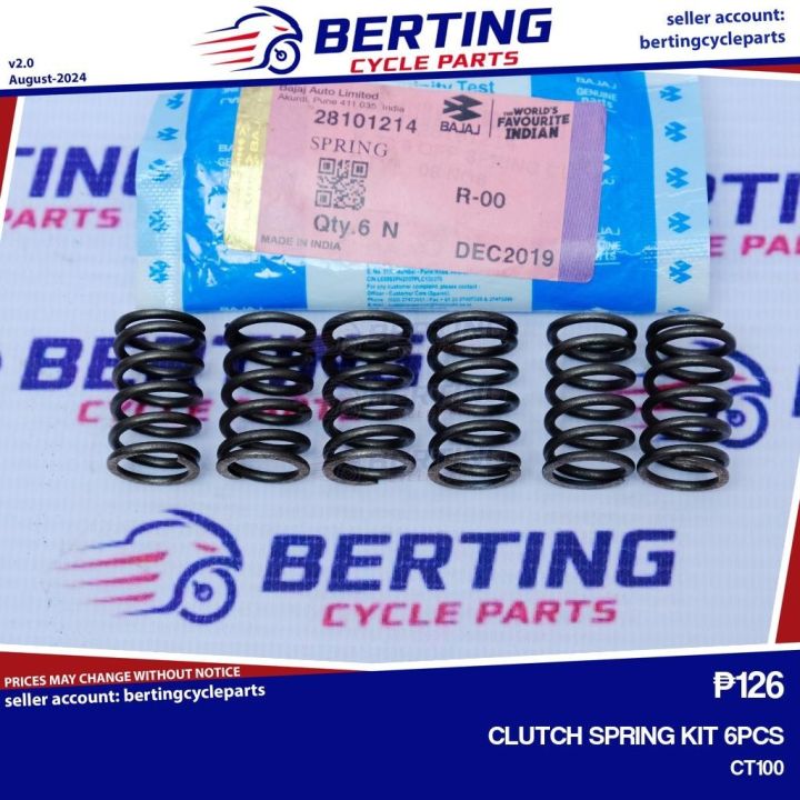 CLUTCH SPRING KIT 6PCS CT100 Genuine 28101214
