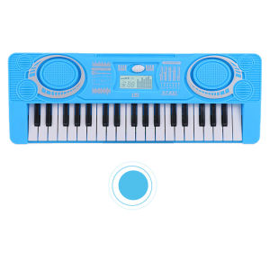 เปียโนไฟฟ้า 37 คีย์ Electric Piano คีย์ เปียโนอัจฉริยะลำโพงคู่พกพา เปียโนไฟฟ้าเริ่มต้นสำหรับเด็ก