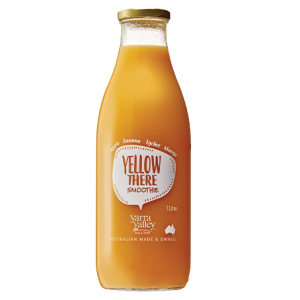 Australias Yarra Valley Hilltop Ready-to-Drink No Added Sugar Fresh Fruit Juice Smoothie 1L in Glass Bottle