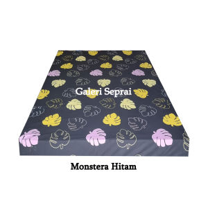 Seprai Set Bantal Guling Sudut Karet Tebal 15 cm Motif Aesthetic Bunga dan Karakter