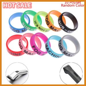 🔥🔥🔥dingdaocunz 10Pcs 22mm Hair Clipper Trimmer Grip Anti Slip Rubber Sleeve Decorative Rings