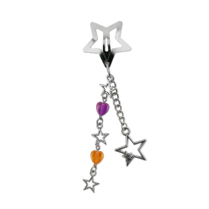 Unique Star Chain Hair Ornament Craft from Sturdy Alloy Materials for Girls and Women Who Love Distinctive Looks