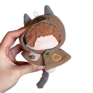 XUNJIE Animal Theme 10cm Doll Clothes Small Cloak Clothes Outfit Doll Cat Cloak Doll Accessories Kawaii Cotton Doll Clothes Birthday Gift