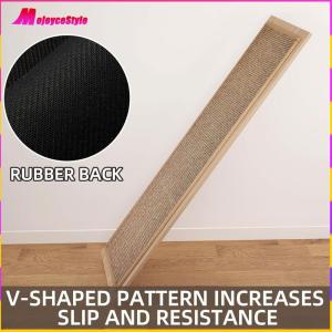 Linen-Look Kitchen Floor Mat Absorbent Kitchen Rug Stain Resistant Woven Kitchen Runner for Kitchen
