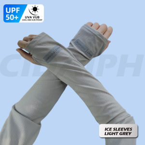 Ice Silk Sunscreen Arm Sleeves UV Protection Cool Thin Arm Guard For Outdoor Cycling Driving