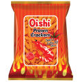 Oishi Prawn Crackers Sweet & Extra Hot Flavor 60G - Pack of 5. 