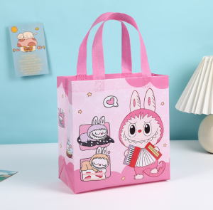 Tas Souvenir Ulang Tahun Karakter Monster Labubu Goodie Bag Tas Hampers Cemilan Snack Waterproof Karakter Unik/Souvenir Lucu