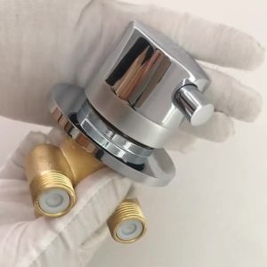Bathroom Copper Thermostatic Valve Household Solar Water Heater Water Mixing Valve Bathtub Faucet Temperature Control Switch