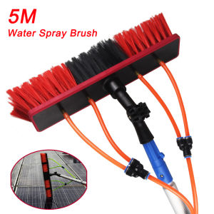 35CM Solar Cleaner Water Fed Brush for Window Cleanging and Telescopic Pole