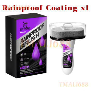 [✅SG Ready Stock] Car Windshield Rainproof Coating Brush Hydrophobic Water Repellent for Auto Window Rearview Mirror Bathroom Shower Glass Mirror 100ml