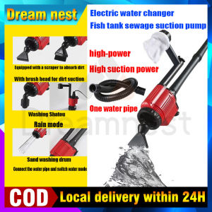Electric Aquarium Fish Tank Water Changer Sand Washer Vacuum Siphon Operated Gravel Cleaner Aquariu