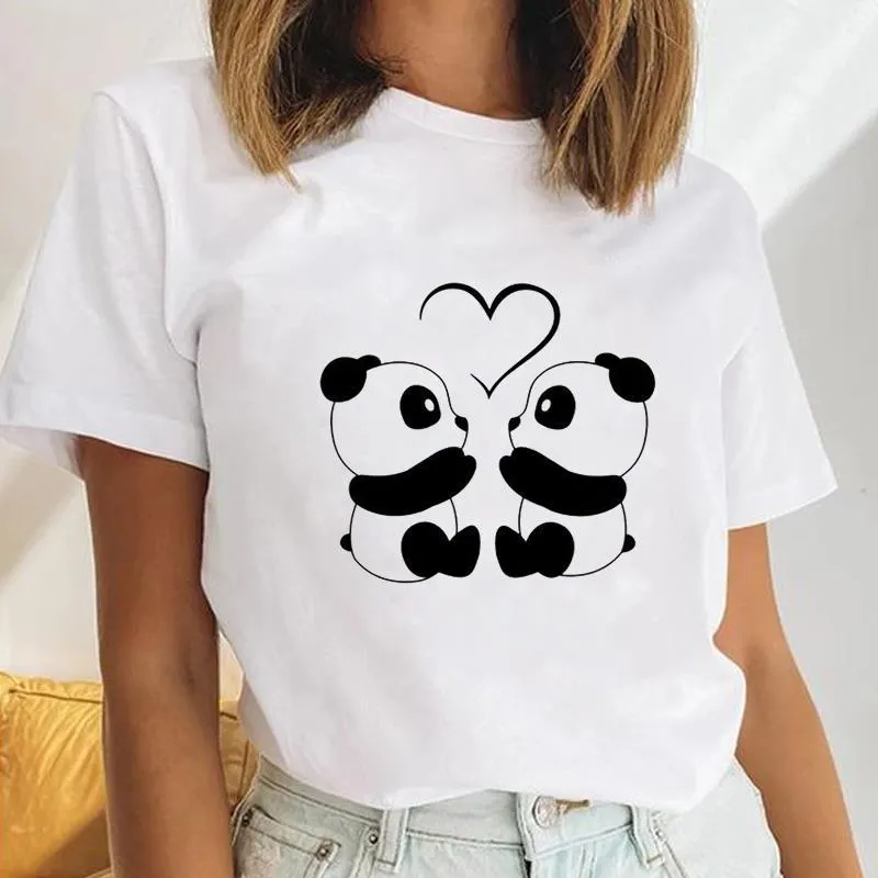 Tee T-shirts Clothing Fashion Women 90s Sweet Cute Panda Lovely