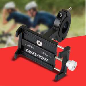 Phone Holder Bracket Hp Untuk Motor Sepeda Serbaguna Bahan Aluminium Berkualitas | Holder Bracket Penyangga Penahan Handphone Hp Andoid Iphone di Sepeda Motor Handle Bar Bike Mount - TaffSPORT YP07
