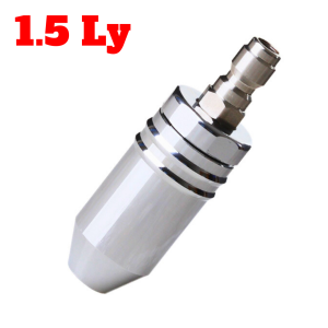 [Cao Cấp] Vòi Phun Inox Xoay Mạ Crom Độ Cho Máy Rửa Xe Khớp Nối Nhanh Ren 1/4 Áp Tối Đa 3600 PSI
